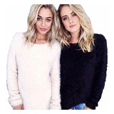 Kit 5 Blusa Pelinho De Frio Pelúcia Feminina Inverno Atacado