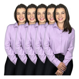 Kit 5 Blusa Social