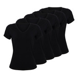 Kit 5 Blusas Camiseta