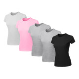 Kit 5 Blusas Feminina