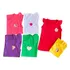 Kit 5 Blusas Menina Infantil Manga Franzida Estampada Verão