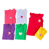 Kit 5 Blusas Menina