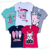 Kit 5 Blusas Menina