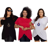 Kit 5 Blusas Transpassada