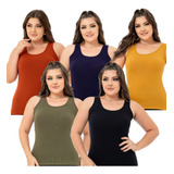 Kit 5 Blusinha Alca