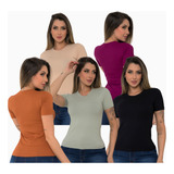 Kit 5 Blusinha Baby