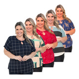 Kit 5 Blusinhas Camiseta