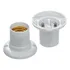 Kit 5 Bocal Fixo De Teto Soquete Termoplástico Branco E27