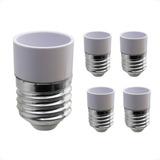 Kit 5 Bocal Soquete Adaptador Lampada Led E14 E27