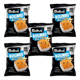 Kit 5 Bolinhos De Baunilha Sem Açucar Sem Glúten 40g Belive