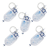 Kit 5 Bolsa Para Coleta De Urina Drenagem Transporte 2 Litro
