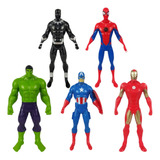 Kit 5 Boneco Heróis Marvel Vingadores