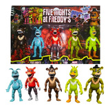 Kit 5 Bonecos Animatronics Five Nights At Freddy s Five