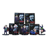 Kit 5 Bonecos Coringa Miniatura Joker Action Figure Batman