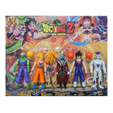 Kit 5 Bonecos Dragon Ball Z Articulados Goku 14 Cm Promo