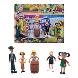 Kit 5 Bonecos Turma
