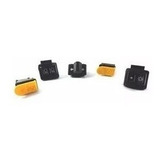 Kit 5 Botões Pisca buzina farol luz partida Honda Biz 100 Es