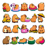 Kit 5 Botons Pins Capivara Para Crocs Desenhos Variados
