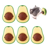 Kit 5 Brinquedo Para Gatos Abacate Catnip Erva Gato Natural