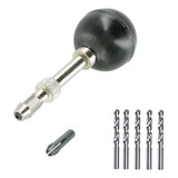Kit 5 Brocas Precisão Prime Espiral Mandril Rotativo Buril
