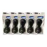Kit 5 Cabo De Impressora Usb 2 0 1 8 Metros Com Filtro Cor Preto