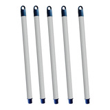 Kit 5 Cabos De Alumínio Pendurador Vassoura Rodo 1 50 Metros