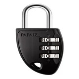 Kit 5 Cadeado C Senha Segredo Numérico Papaiz Cs23 Preto