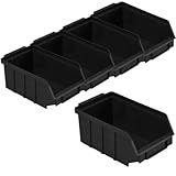 Kit 5 Caixas Bin Gaveteiro Organizar Parafusos Prateleira No 3