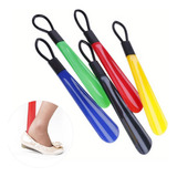 Kit 5 Calçadeiras Para Sapato Calçador Colorido 28 Cm