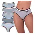 Kit 5 Calcinha Feminina Modelo Tanga Conforto Cotton Atacado