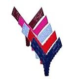 Kit 5 Calcinhas Cavada Renda Moda Íntima Kalesson Fina Tamanho Único Cor Sortidos
