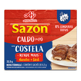 Kit 5 Caldo Em Pó Costela Sazón Caixa 32 5g