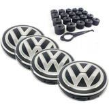 Kit 5 Calotinhas Volkswagen Fox Crossfox E 25 Capas Parafuso