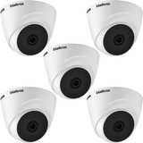 Kit 5 Câmera De Segurança Lite Intelbras Vhl 1120d Hd 720p Cor Branco