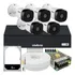 Kit 5 Câmeras Intelbras 1230 1080p Multi Hd 30m Dvr 1108 1tb