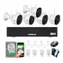 Kit 5 Câmeras Intelbras Wifi Sem Fio Fullhd 30 M Com Áudio