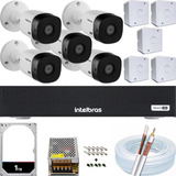 Kit 5 Cameras Segurança Intelbras Dvr