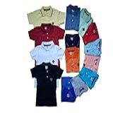 Kit 5 Camisa Gola Polo Infantil Malha 100 Algodão 2 ANOS SORTIDOS