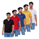 Kit 5 Camisa Gola