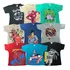 Kit 5 Camisa Manga Curta 100% Algodão Infantil Super Heróis
