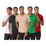 Kit 5 Camisa Polo
