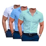 Kit 5 Camisa Social