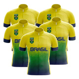 Kit 5 Camisas Ciclismo