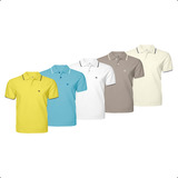 Kit 5 Camisas Polo