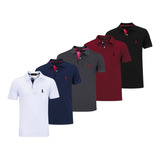 Kit 5 Camisas Polo