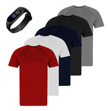 Kit 5 Camiseta Academia Treino Básica