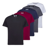 Kit 5 Camiseta Camisa Masculina Basica