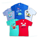 Kit 5 Camiseta Infantil