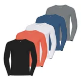 Kit 5 Camiseta Manga