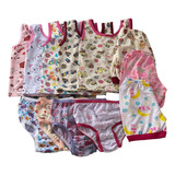 Kit 5 Camisetas 3 Shorts 4 Calcinhas 12 Peças Roupinha Bebê